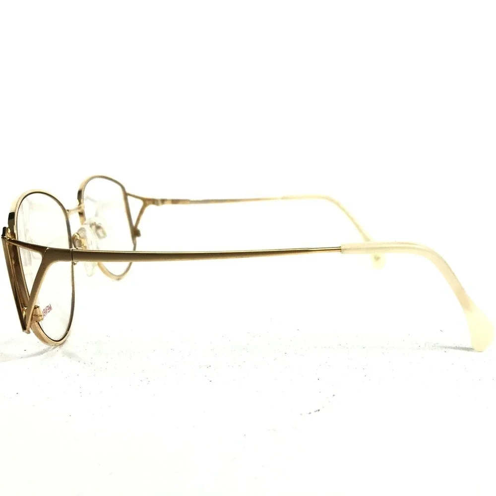 Menrad MOD.808-250 Eyeglasses Frames Gold Round Oval Full Rim 56-17-125